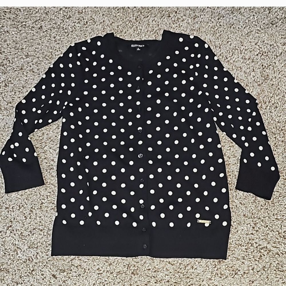 Ellen Tracy Button Down Sweater